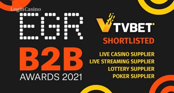 TVBET номинирована на EGR B2B Awards 2021 в четырех категориях