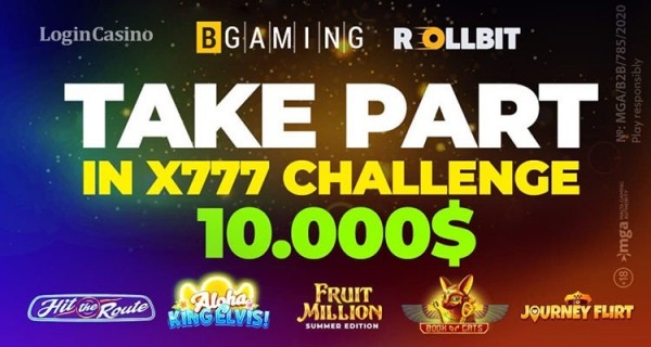 BGaming и Rollbit разыграют $10 000 среди зарубежных игроков