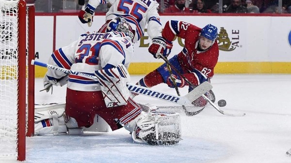 Панарин и Шестеркин помогли «Рейнджерс» обыграть «Монреаль» в матче НХЛ
